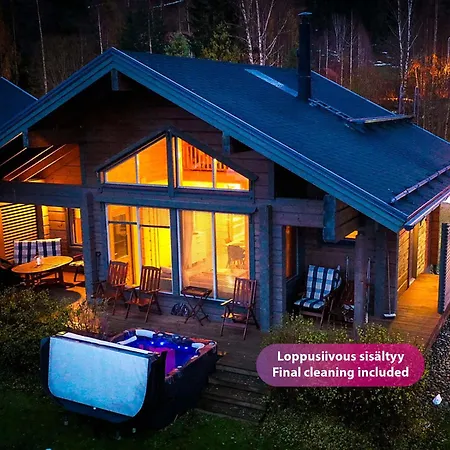 Villa Pohjoistuuli - 5+1 Henkiloelle, Luoteis-Himos Ski-In/Out 56M² + 11M² Jamsa Exterior photo
